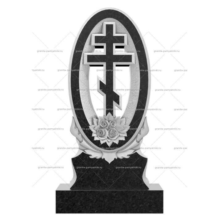 Резной памятник № 081